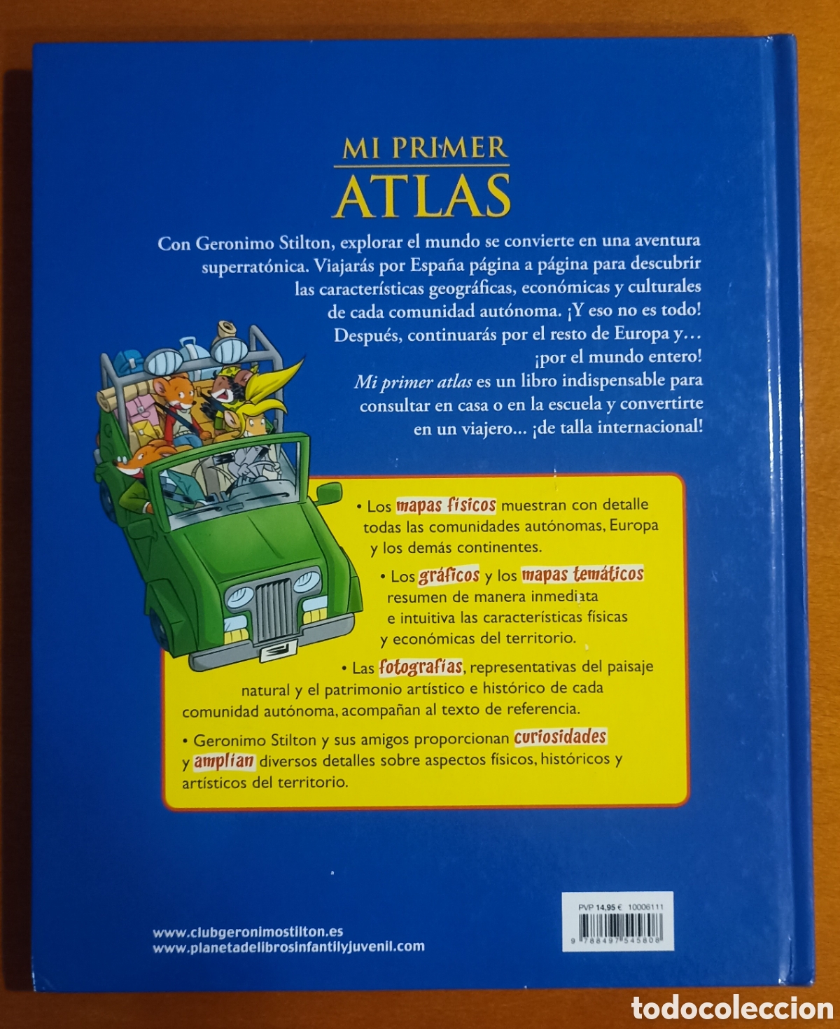 Libros de segunda mano: MI PRIMER ATLAS GERONIMO STILTON - ONIRO 2012 - Foto 2