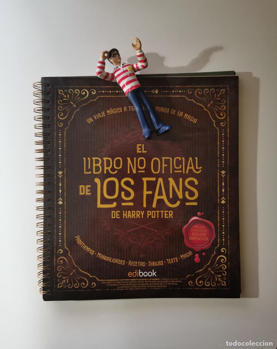 Libros de segunda mano: El Libro no oficial de los fans de Harry Potter + figura
