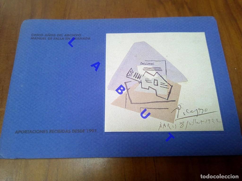 Libros de segunda mano: PABLO PICASSO MANUEL DE FALLA ALBUM 6 POSTALES 1996 15X10 U66