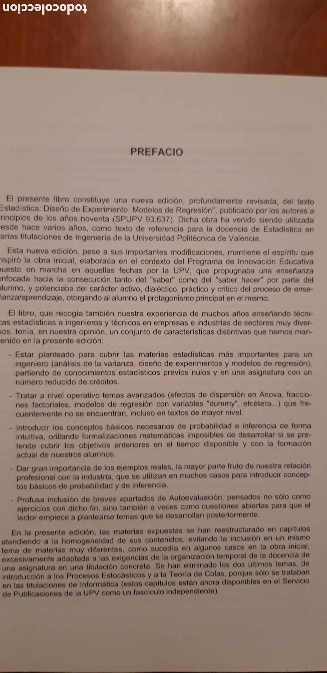 Libros de segunda mano: METODOS ESTADISTICOS EN INGENIERIA - Foto 5