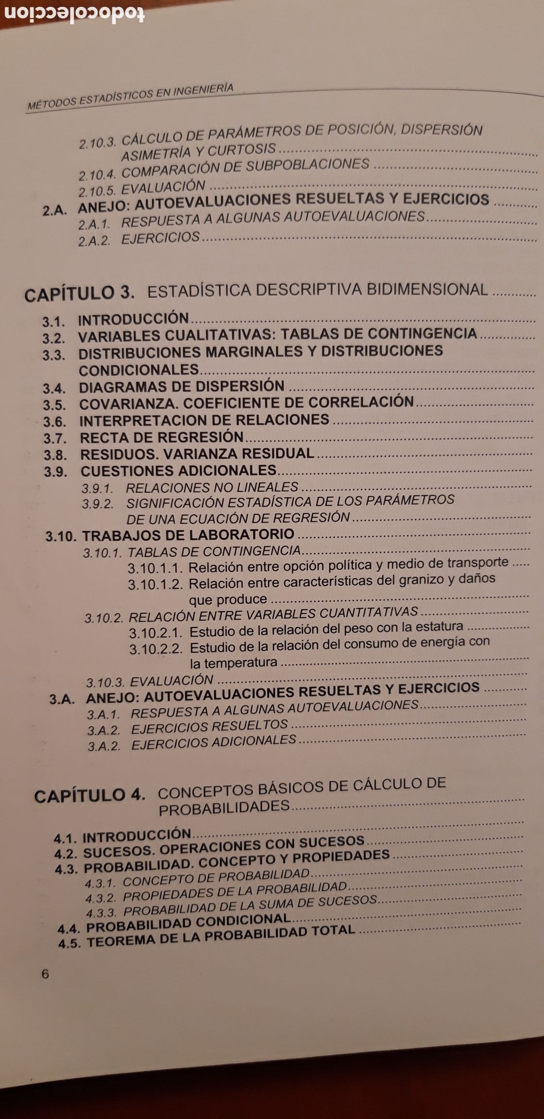 Libros de segunda mano: METODOS ESTADISTICOS EN INGENIERIA - Foto 9