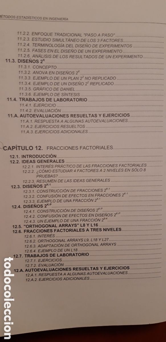 Libros de segunda mano: METODOS ESTADISTICOS EN INGENIERIA - Foto 13