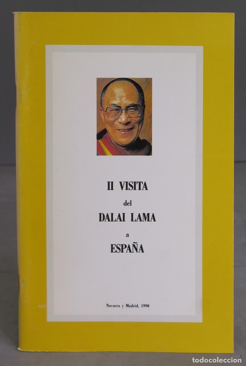 Libros de segunda mano: II VISITA DEL DALA LAMA A ESPA&Ntilde;A - Foto 1