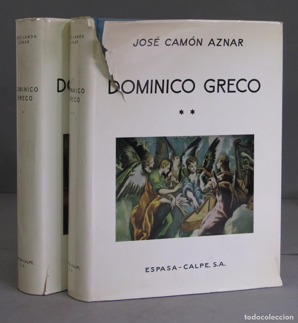 Libros de segunda mano: DOMINICO GRECO. 2 TOMOS. CAM&Oacute;N AZNAR - Foto 1