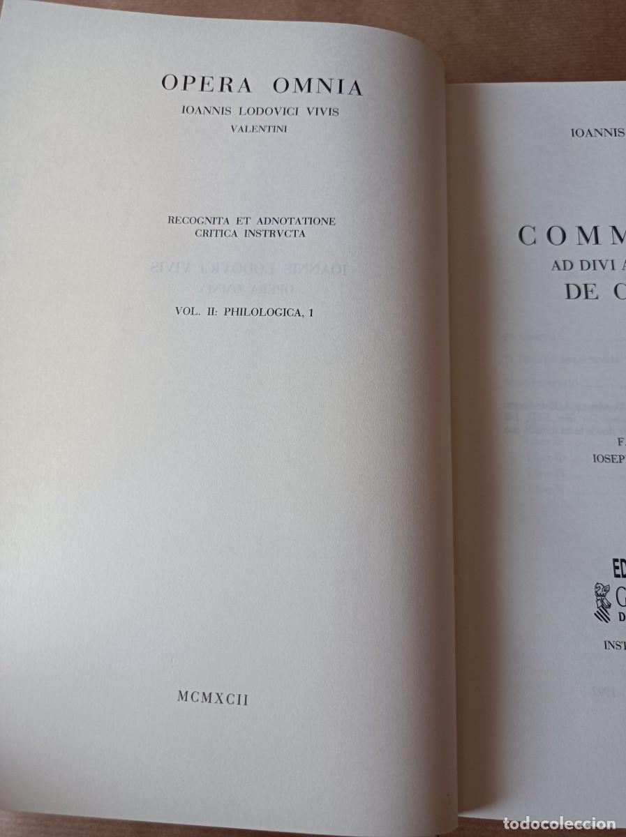 Libros de segunda mano: OPERA OMNIA TOMO II - IOANNIS LODOVICI VIVIS - Foto 15