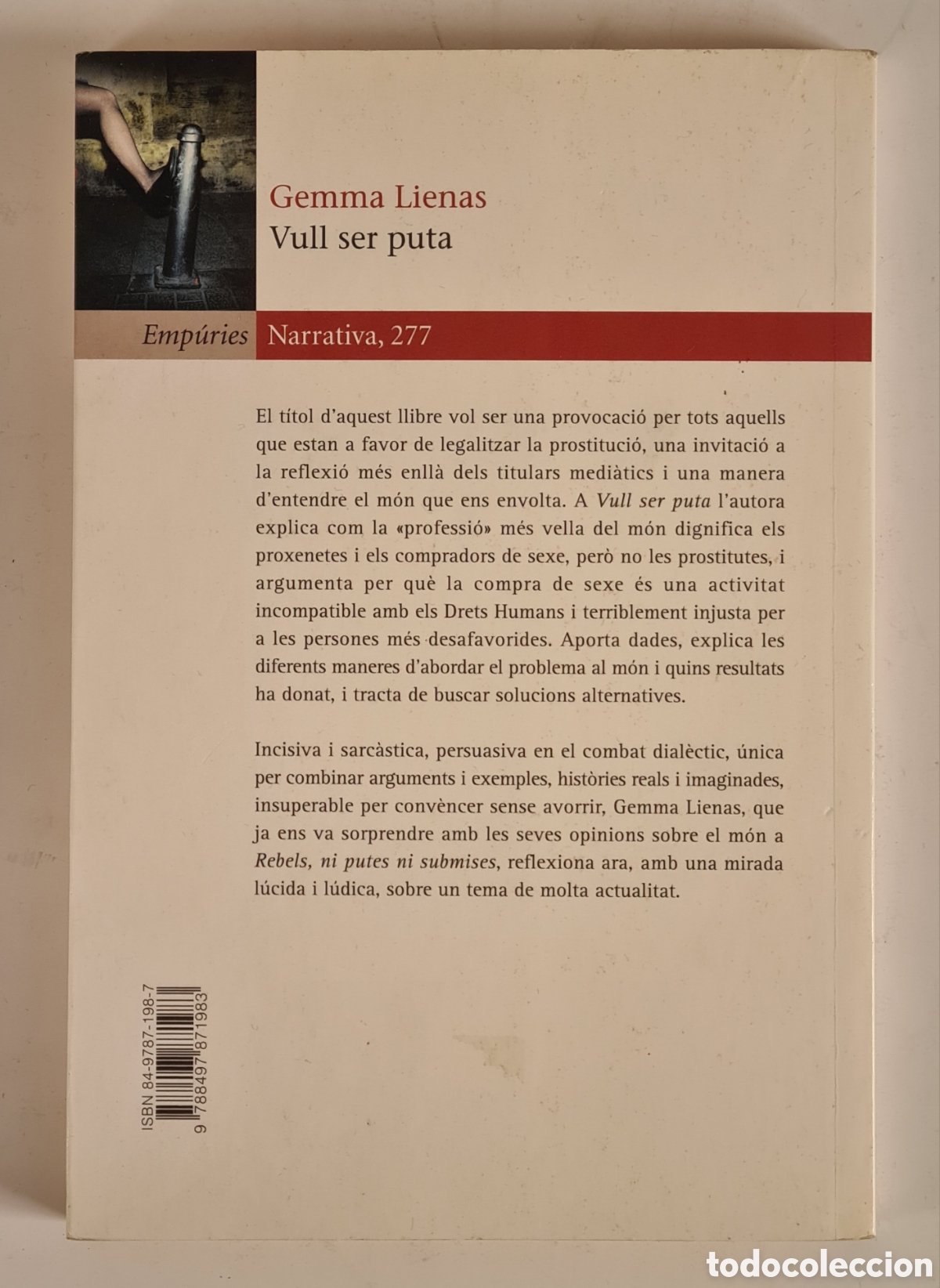 Libros de segunda mano: Vull ser Puta - Contra la Regularitzaci&oacute; de la Prostituci&oacute; - Gemma Lienas - Foto 27