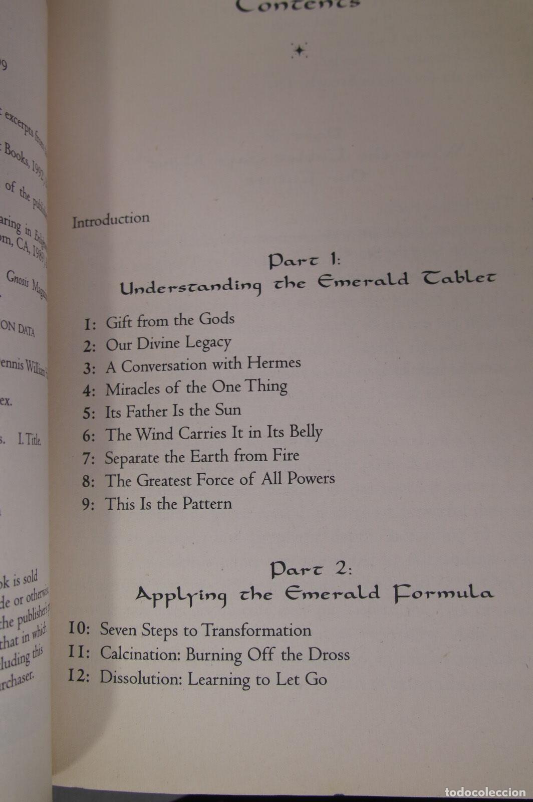 Libros de segunda mano: The Emerald Tablet. Dennis William Hauck - Foto 2