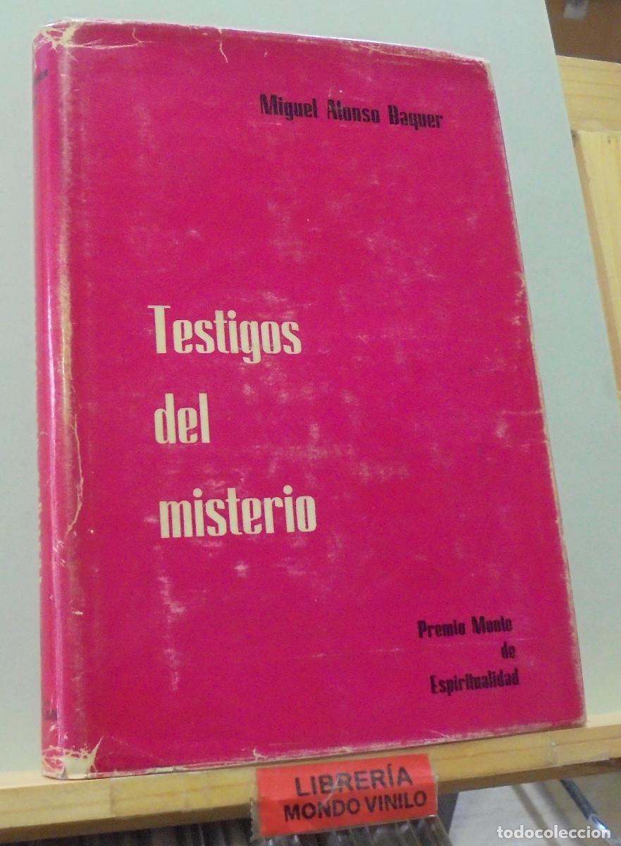 Libros de segunda mano: Testigos del misterio. Miguel Alonso Baquer - Foto 1