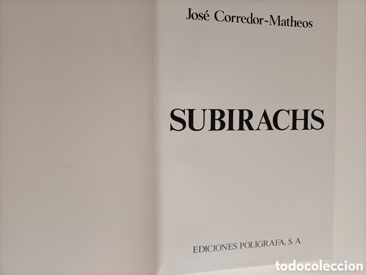 Libros de segunda mano: Subirachs. Jos&eacute; Corredor Matheos .. escultura - Foto 10