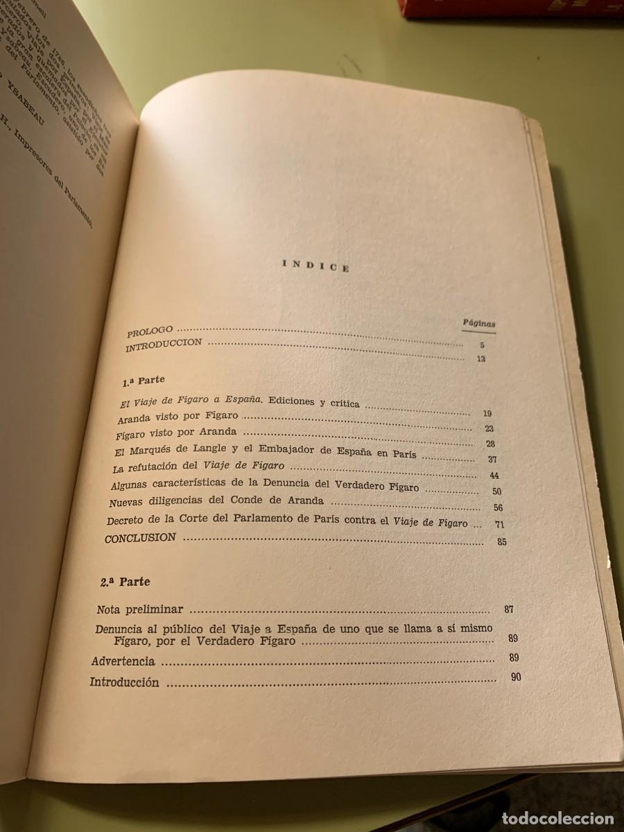 Libros de segunda mano: Jos&eacute; Antonio Ferrer Benimeli, El Conde de Aranda y su defensa de Espa&ntilde;a - Foto 3