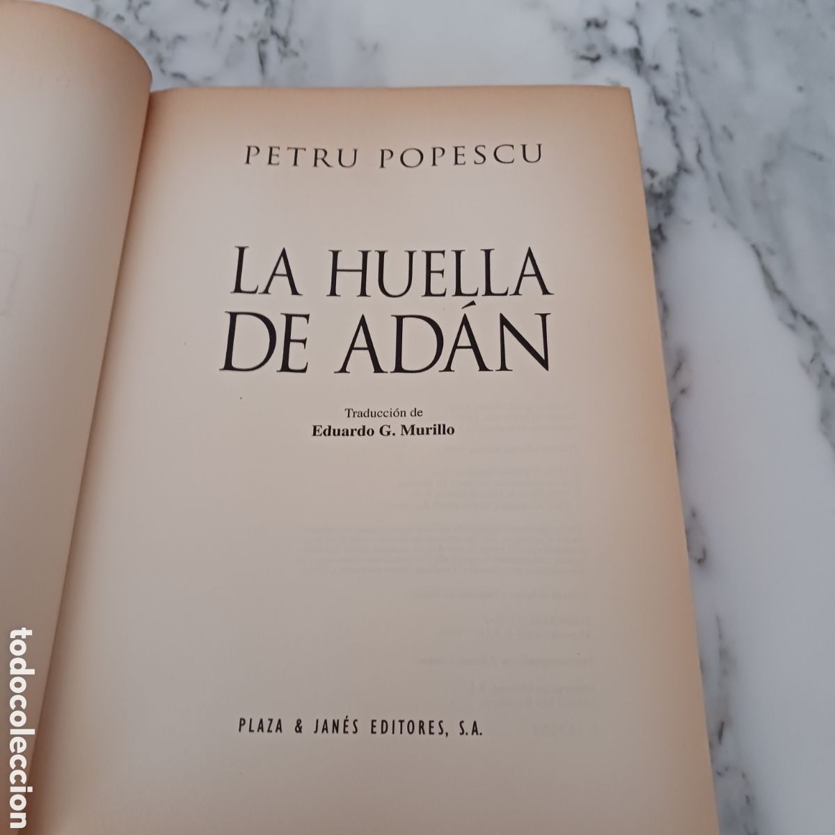 Libros de segunda mano: La huella de Ad&aacute;n de, Petru Popescu - Foto 2