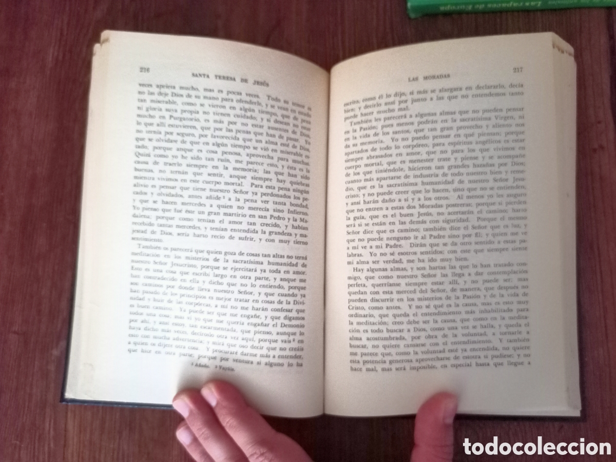 Libros de segunda mano: Antiguo libro escritores m&iacute;sticos espa&ntilde;oles - Foto 4
