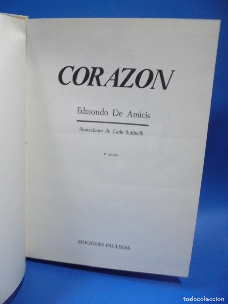 Libros de segunda mano: CORAZON. EDMONDO DE AMICIS. EDICIONES PAULINAS. 1977. PAGS : 218. - Foto 2