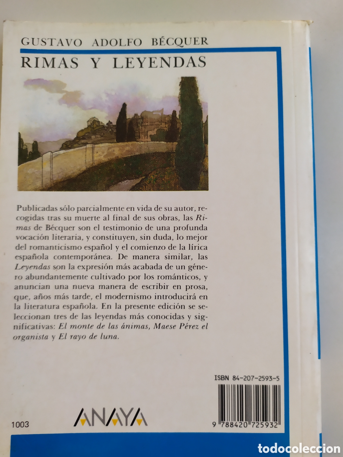 Libros de segunda mano: Rimas y leyendas, Gustavo Adolfo Becquer - Foto 2