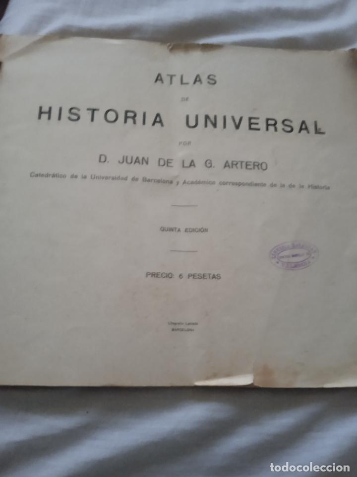 Libros de segunda mano: Atlas de historia universal - Foto 1