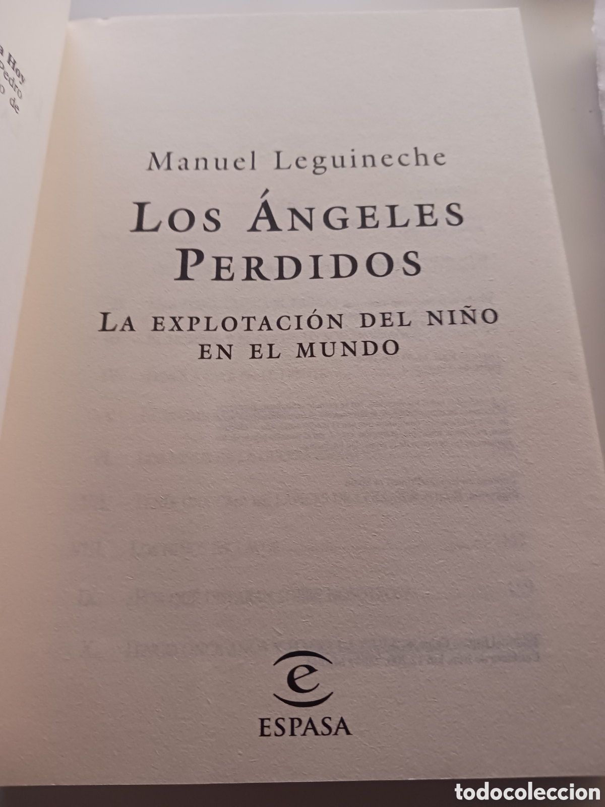 Libros de segunda mano: Los &aacute;ngeles perdidos Manuel Leguineche 1996 - Foto 2
