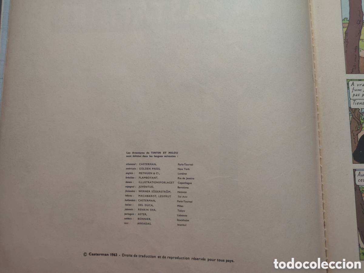 Libros de segunda mano: Tintin, les Bijoux de la Castafiore 1&ordf; edici&oacute;n en franc&eacute;s - Foto 3