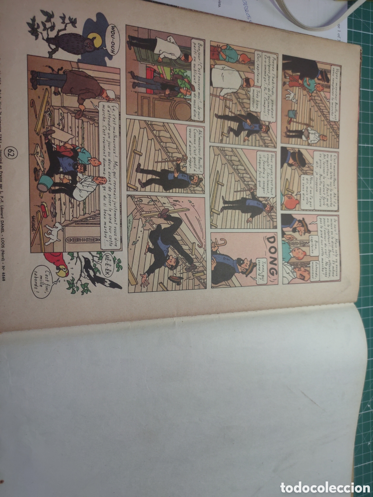 Libros de segunda mano: Tintin, les Bijoux de la Castafiore 1&ordf; edici&oacute;n en franc&eacute;s - Foto 6