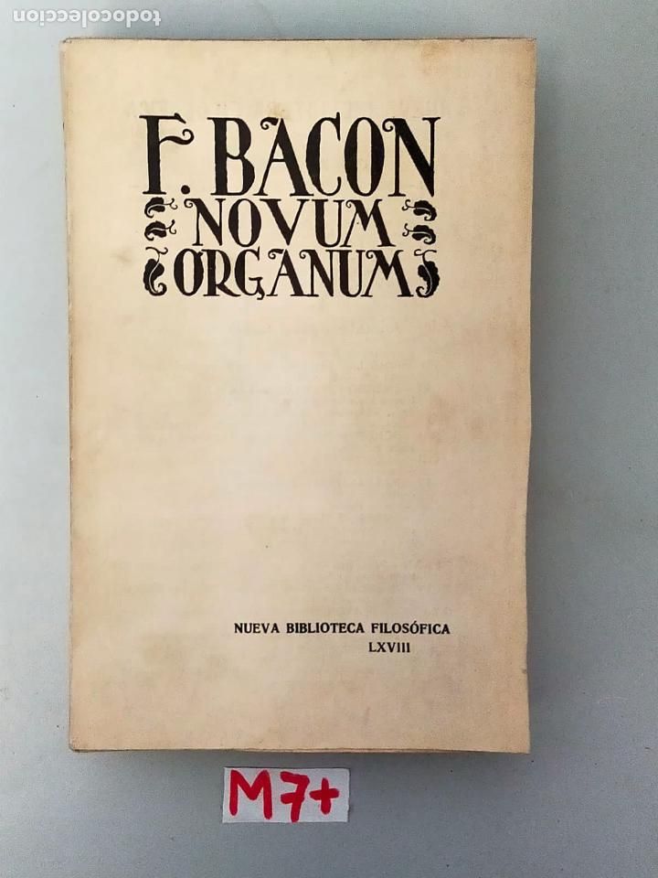 Libros de segunda mano: F. Bacon novum organum - Foto 1