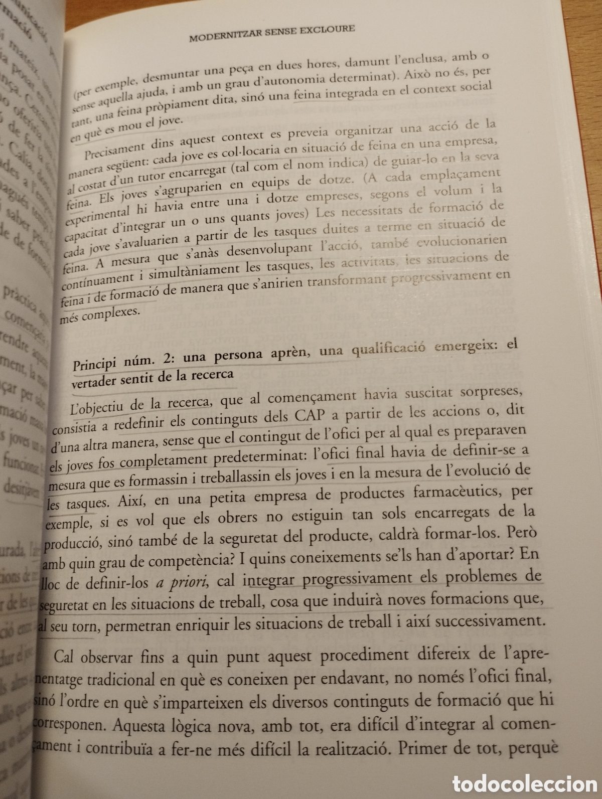 Libros de segunda mano: MODERNITZAR SENSE EXCLOURE (BERTRAND SCHWARTZ) - Foto 9