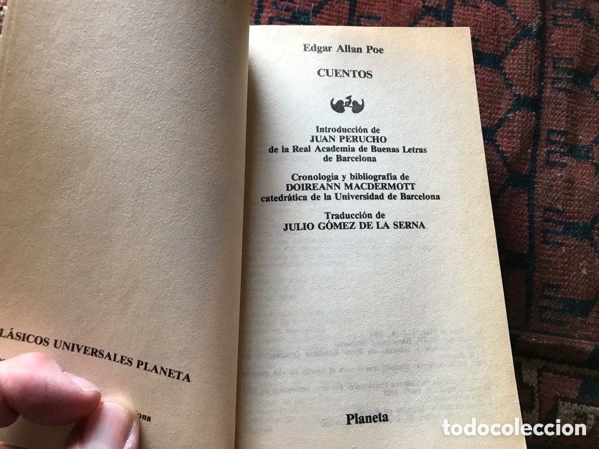 Libros de segunda mano: Cuentos. Edgar Allan Poe. Planeta. Introducci&oacute;n Juan Perucho - Foto 3