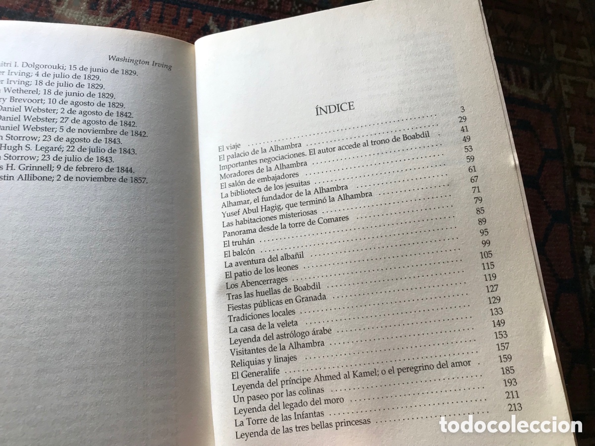 Libros de segunda mano: Cuentos de la Alhambra. Washington Irving. Albor - Foto 4