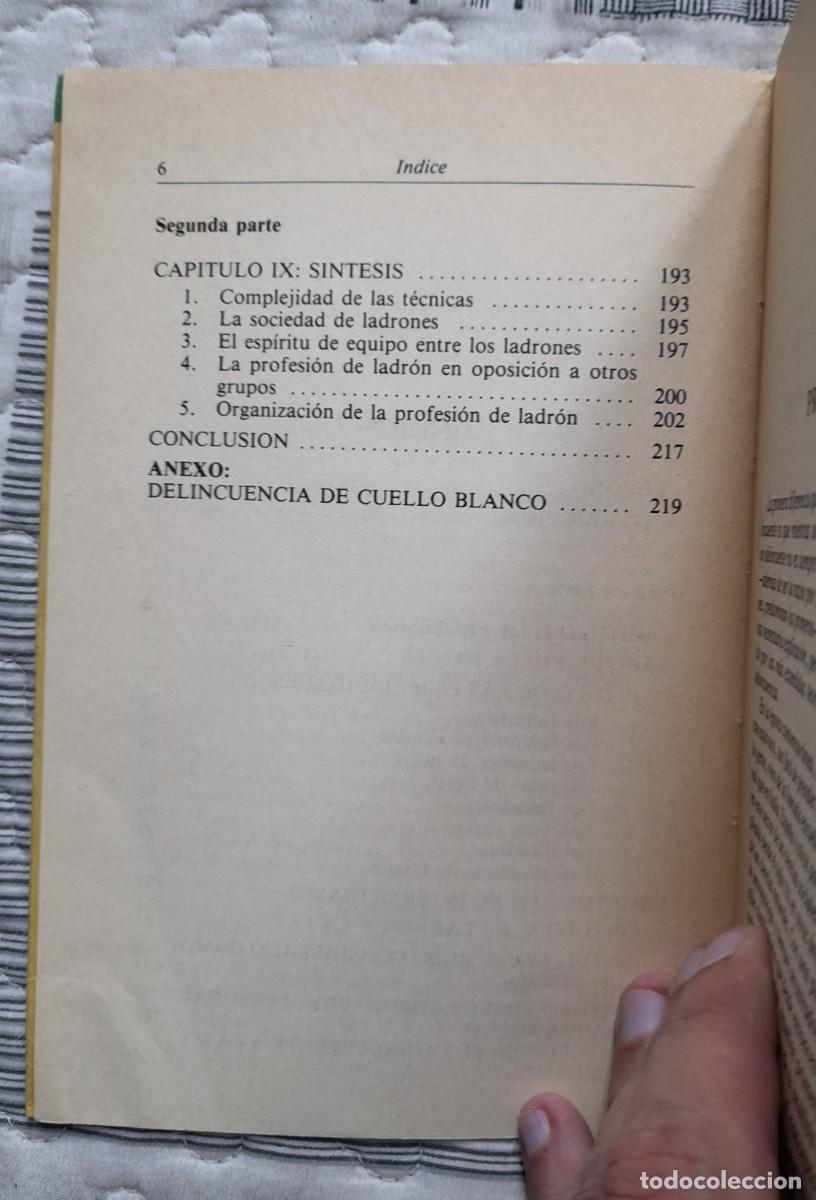 Libros de segunda mano: Ladrones profesionales - Foto 5