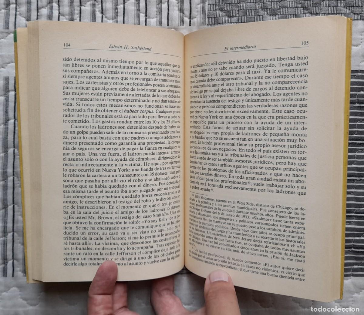 Libros de segunda mano: Ladrones profesionales - Foto 6