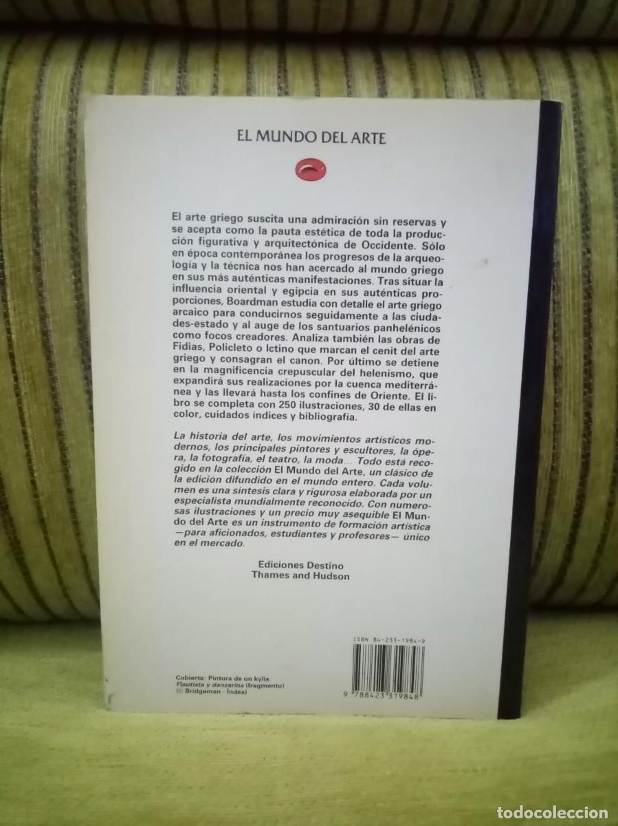 Libros de segunda mano: EL ARTE GRIEGO John Boardman - Foto 3
