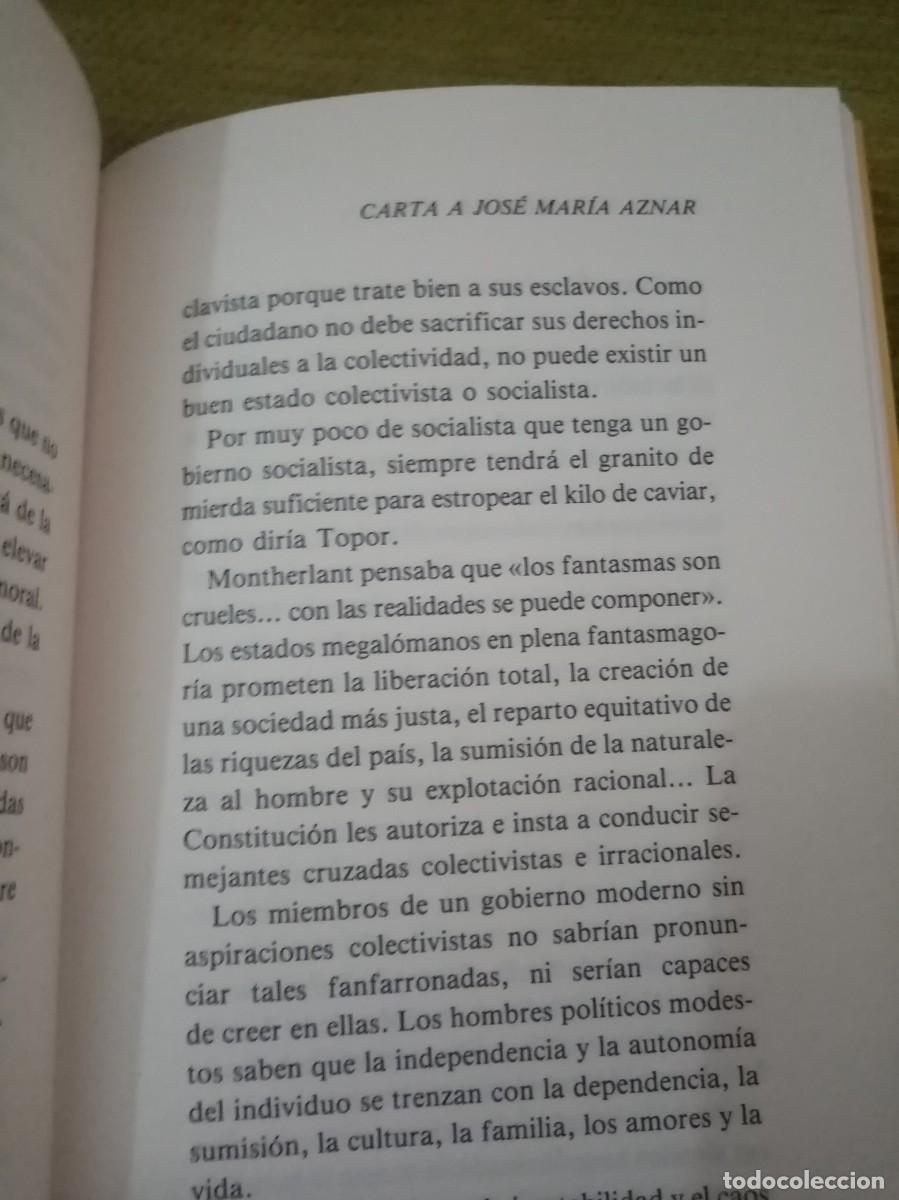 Libros de segunda mano: CARTA A JOS&Eacute; MAR&Iacute;A AZNAR - Foto 9