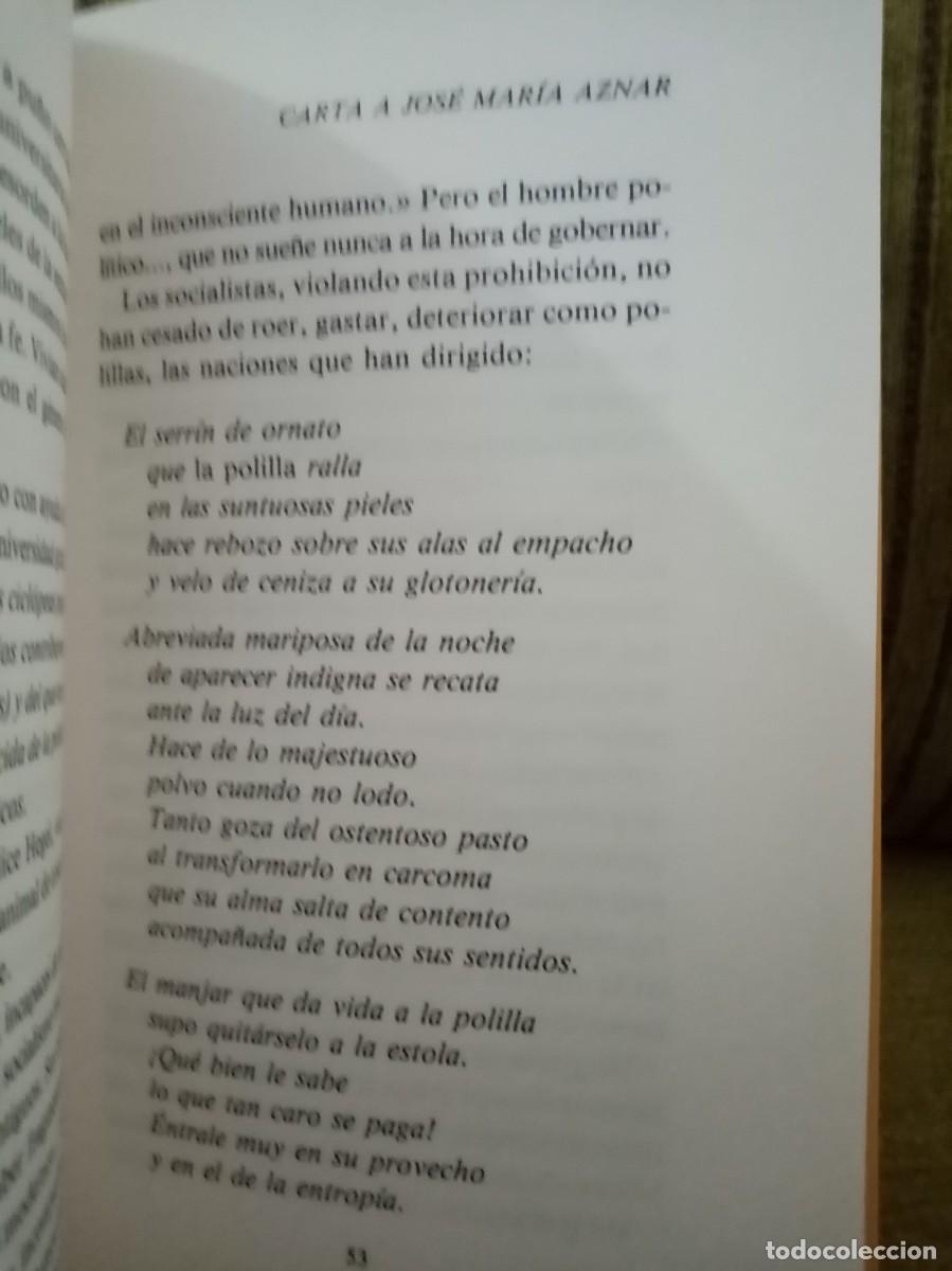 Libros de segunda mano: CARTA A JOS&Eacute; MAR&Iacute;A AZNAR - Foto 10