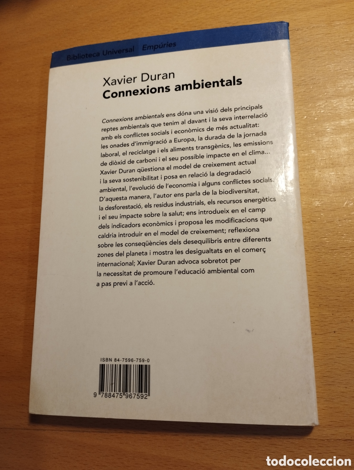 Libros de segunda mano: CONNEXIONS AMBIENTALS (XAVIER DURAN) - Foto 4