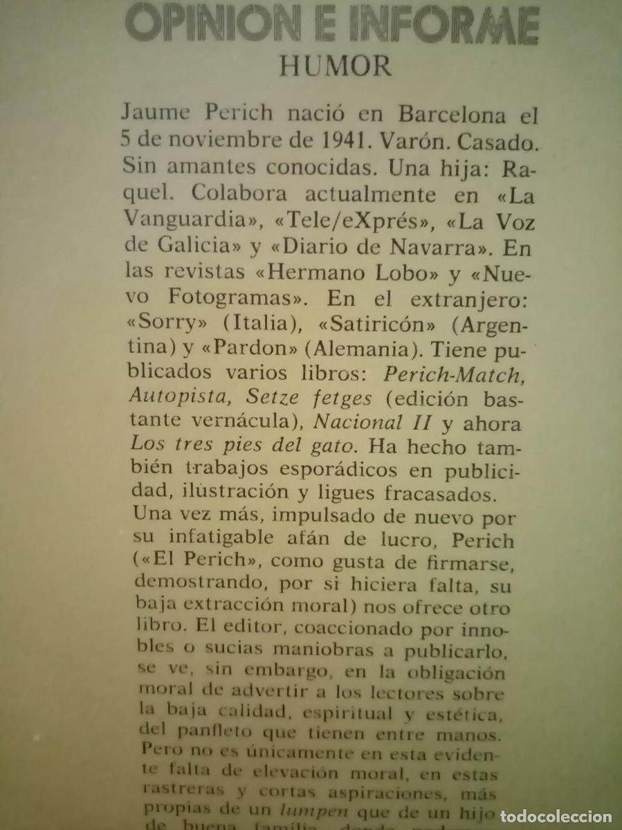 Libros de segunda mano: LOS TRES PIES DEL GATO - Foto 4