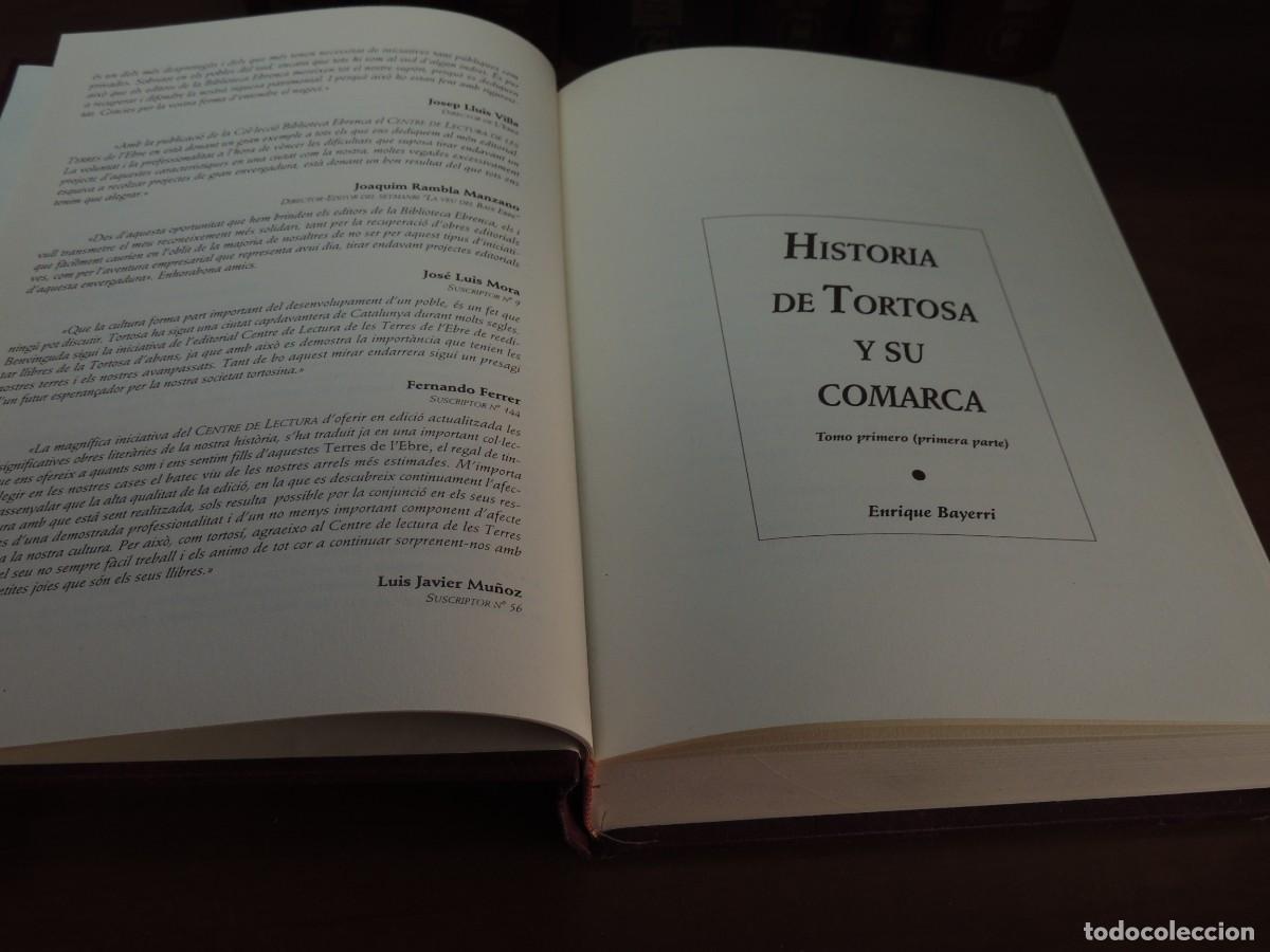 Libros de segunda mano: HISTORIA DE TORTOSA Y SU COMARCA .- ENRIQUE BAYERRI - Foto 3