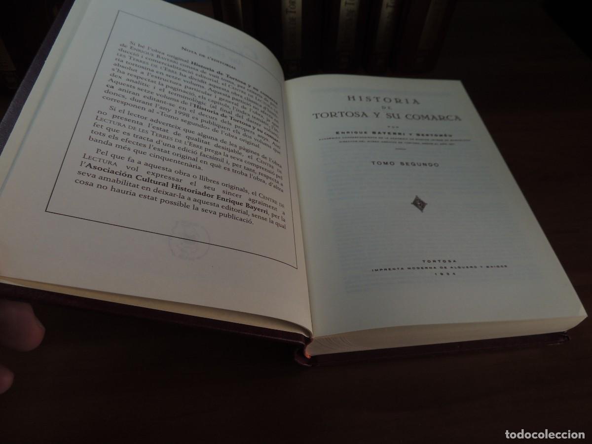 Libros de segunda mano: HISTORIA DE TORTOSA Y SU COMARCA .- ENRIQUE BAYERRI - Foto 7