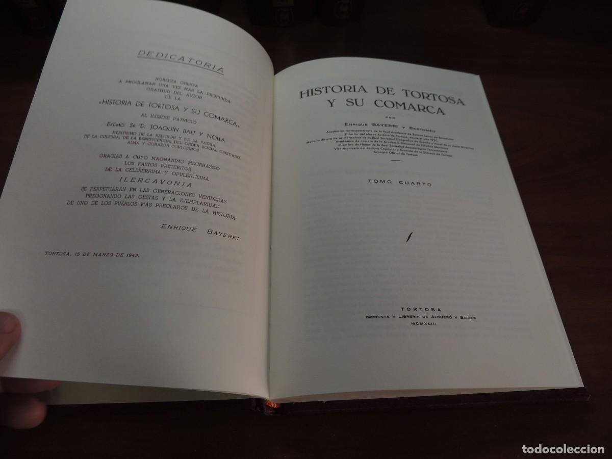 Libros de segunda mano: HISTORIA DE TORTOSA Y SU COMARCA .- ENRIQUE BAYERRI - Foto 28