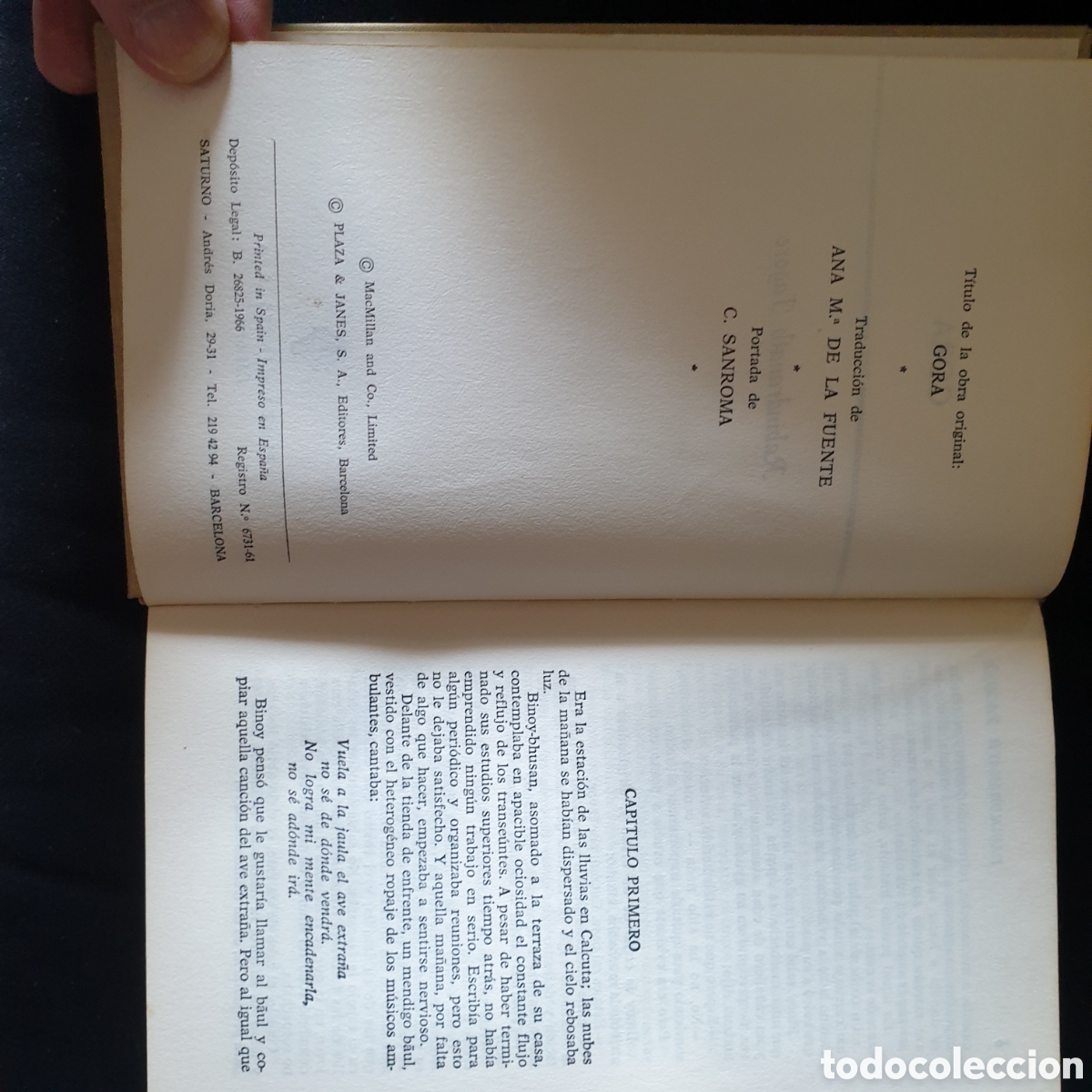 Libros de segunda mano: Gora: Una juventud en la India, de Rabindranath Tagore - Foto 2
