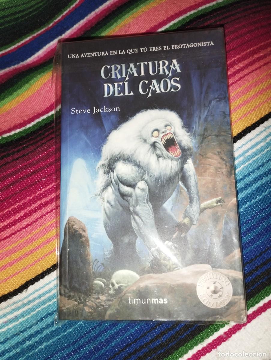 Libros de segunda mano: Criatura del caos impecable librojuego timun mas steve jackson - Foto 1