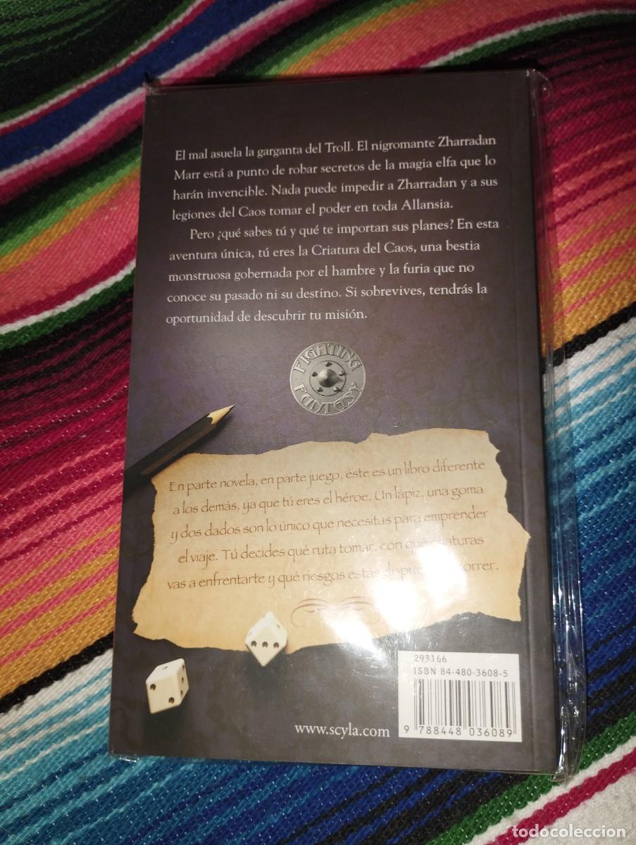 Libros de segunda mano: Criatura del caos impecable librojuego timun mas steve jackson - Foto 2