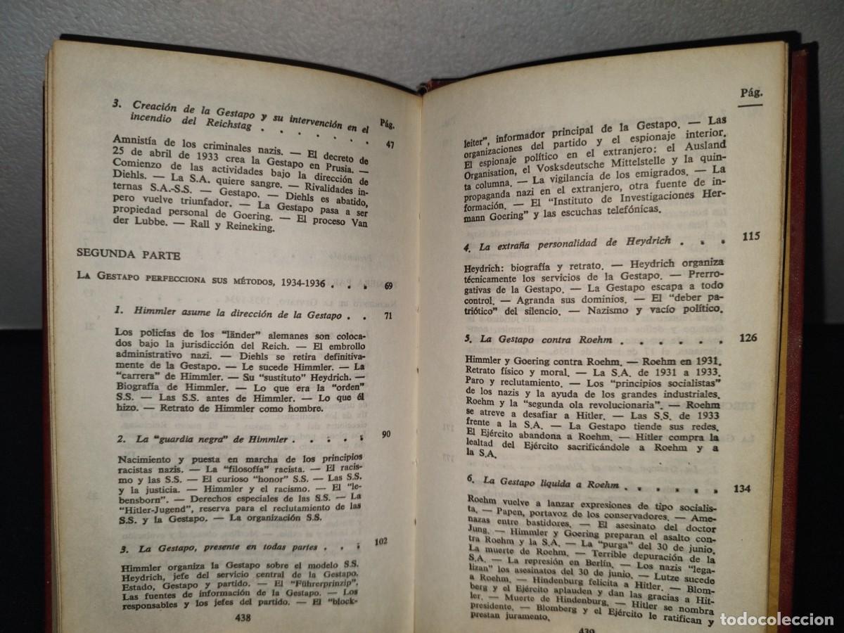 Libros de segunda mano: 70- LA GESTAPO - JACQUES DELARUE - 1972 - Foto 7