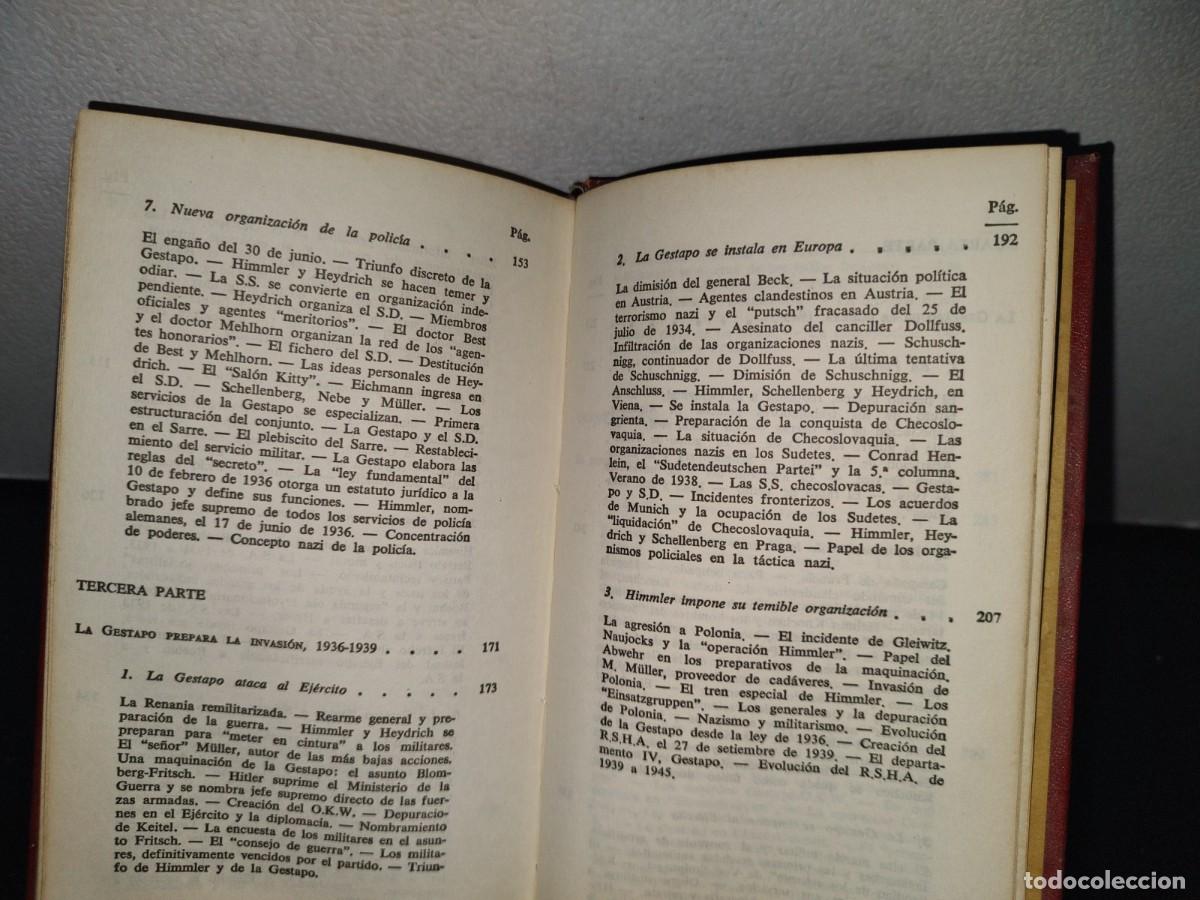 Libros de segunda mano: 70- LA GESTAPO - JACQUES DELARUE - 1972 - Foto 8