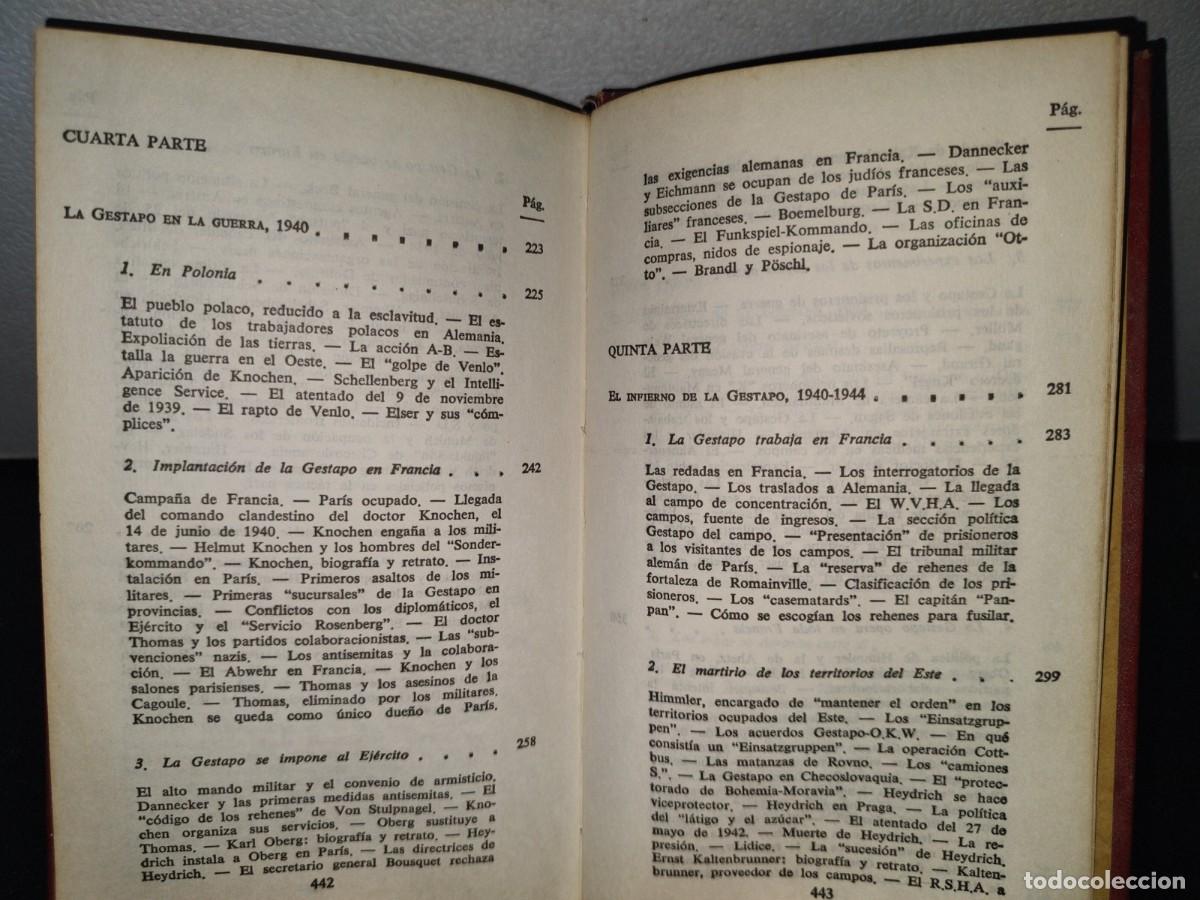 Libros de segunda mano: 70- LA GESTAPO - JACQUES DELARUE - 1972 - Foto 9