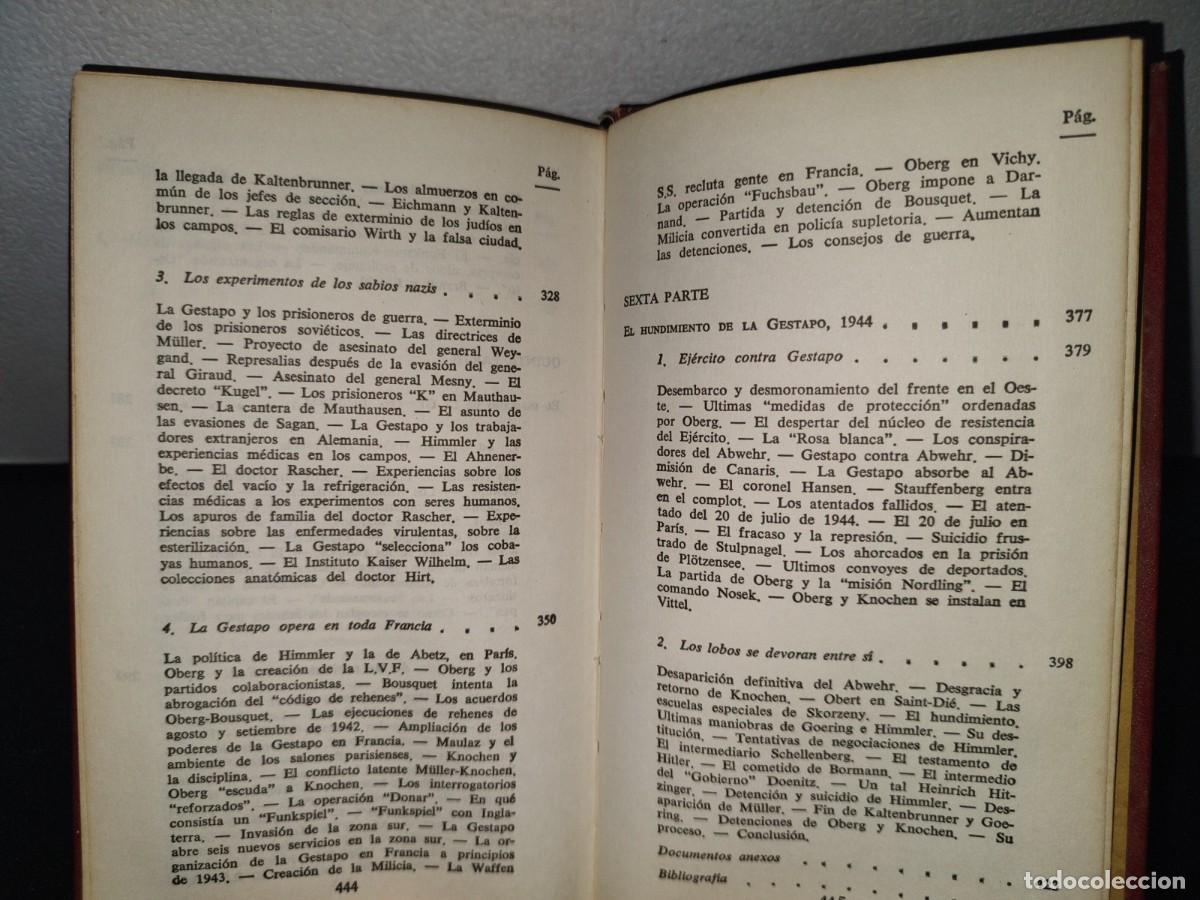 Libros de segunda mano: 70- LA GESTAPO - JACQUES DELARUE - 1972 - Foto 10