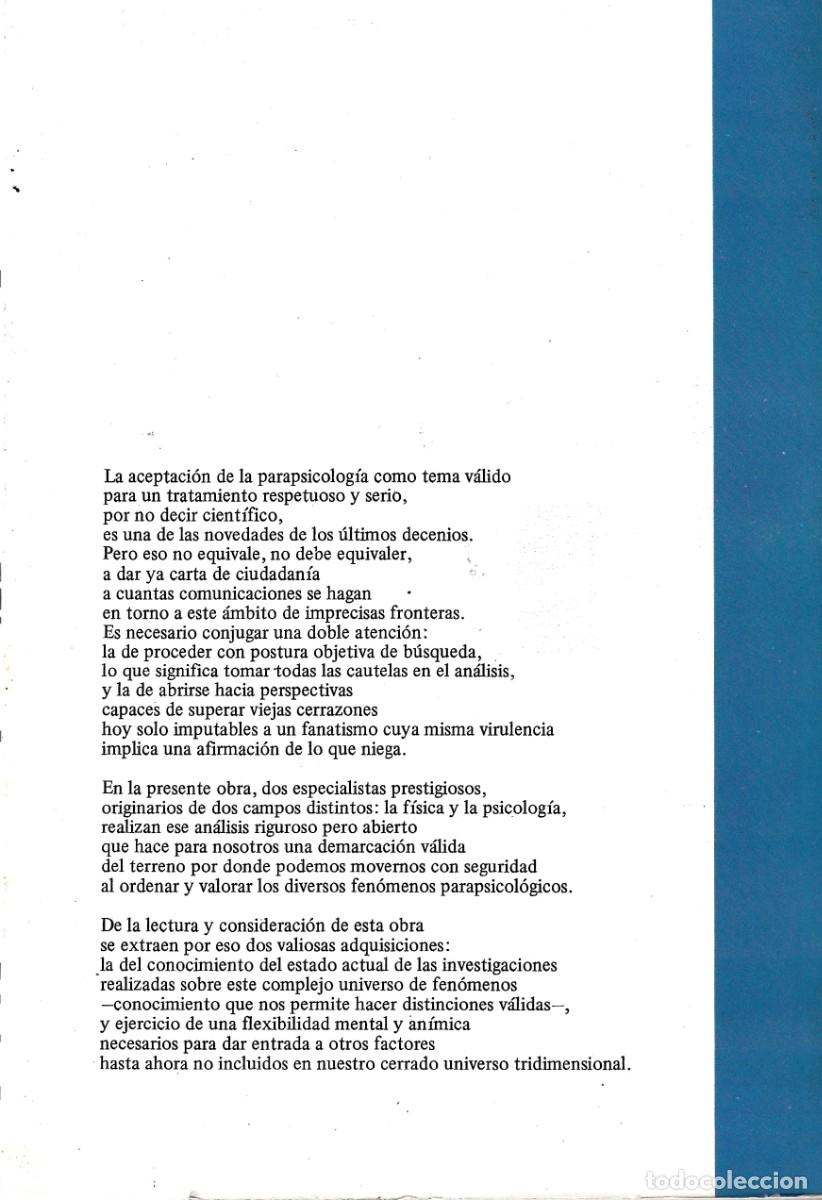 Libros de segunda mano: LA PARAPSICOLOGIA HUBERT LARCHER PATRICK RAVIGNANT - Foto 2