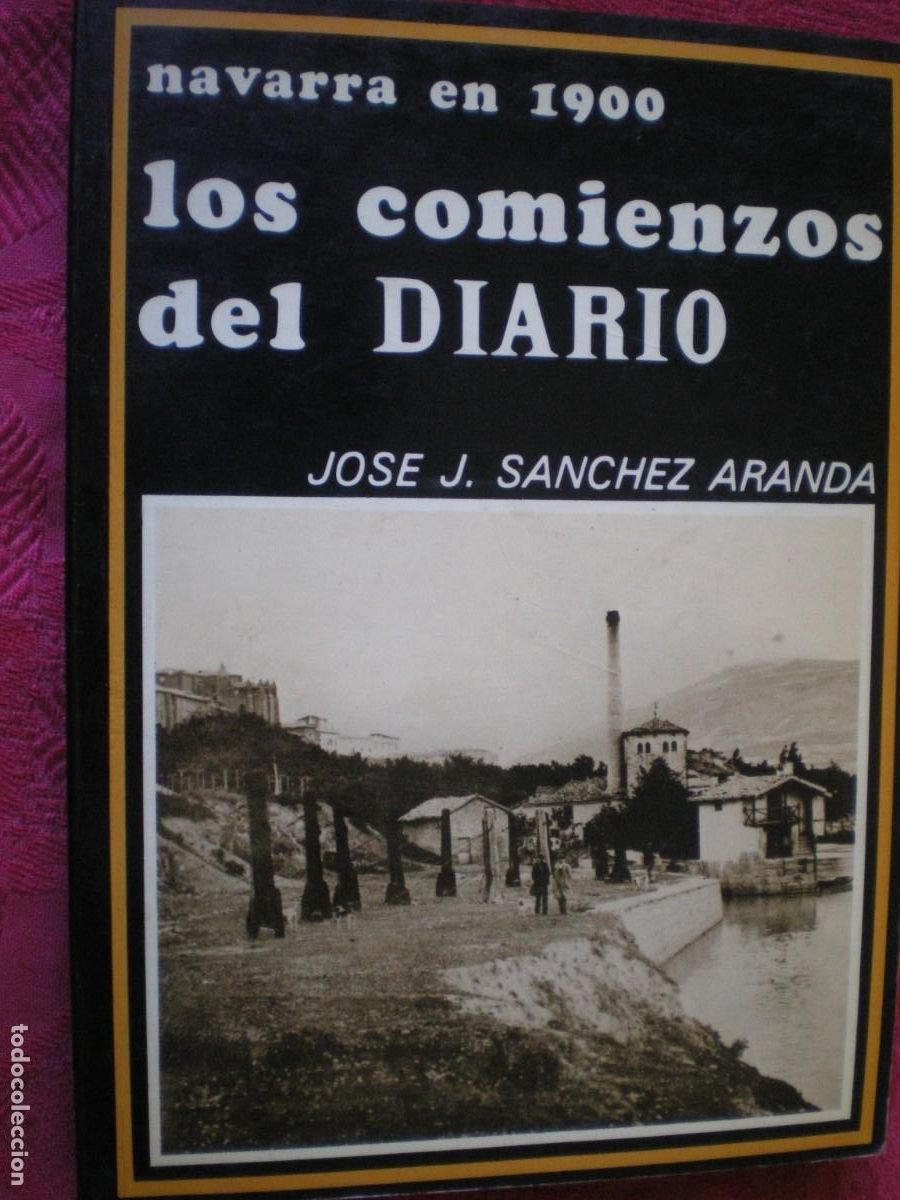 Libros de segunda mano: LOS COMIENZOS DEL DIARIO. NAVARRA EN 1900. JOS&Eacute; J. S&Aacute;NCHEZ ARANDA. - Foto 1