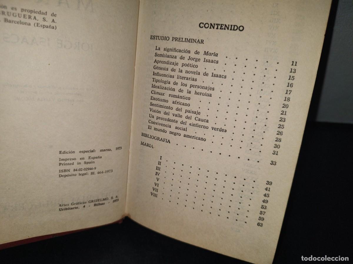 Libros de segunda mano: 70- MAR&Iacute;A - JORGE ISAACS - Foto 4