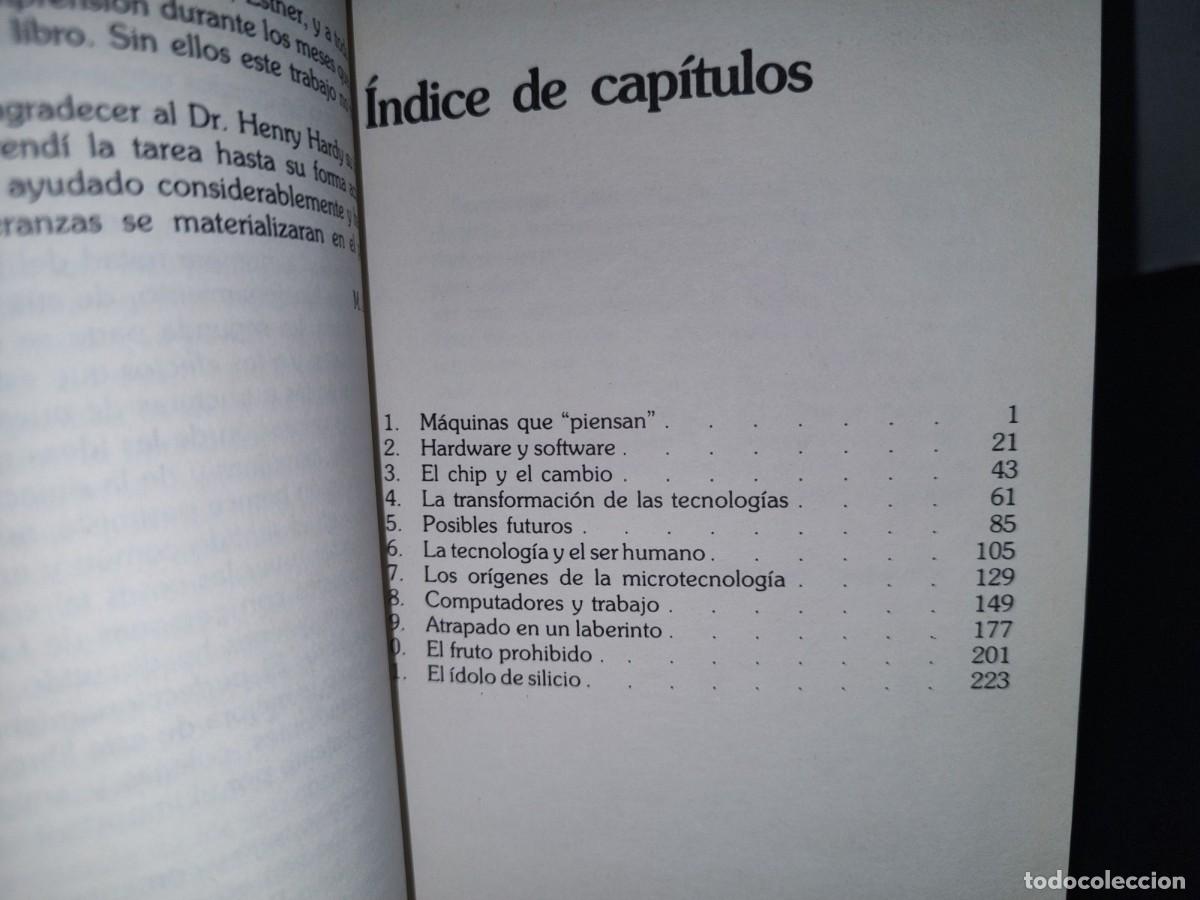 Libros de segunda mano: 70- EL &Iacute;DOLO DE SILICIO - MICHAEL SHALLIS - Foto 6