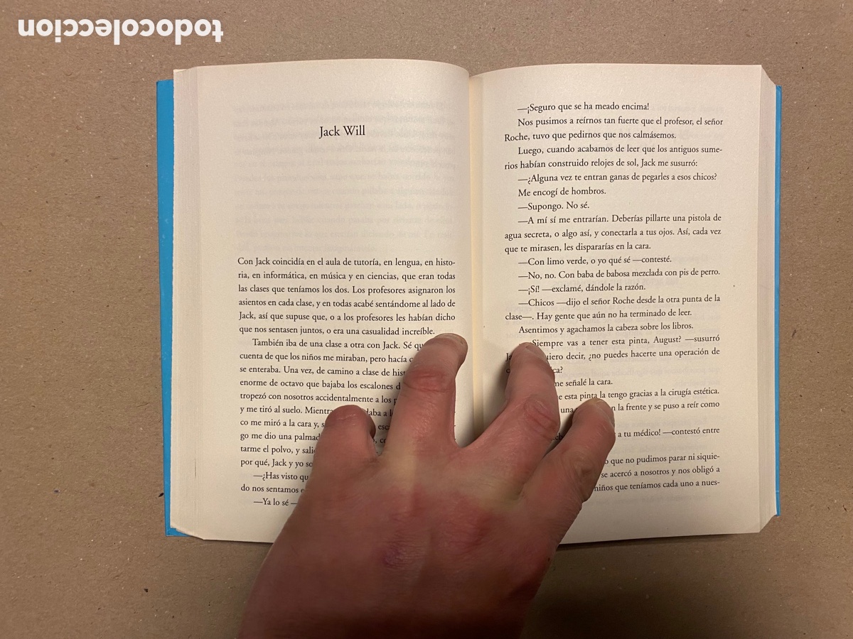 Libros de segunda mano: LA LECCI&Oacute;N DE AUGUST. R.J. PALACIO.!NUBE DE TINTA 2016. - Foto 4