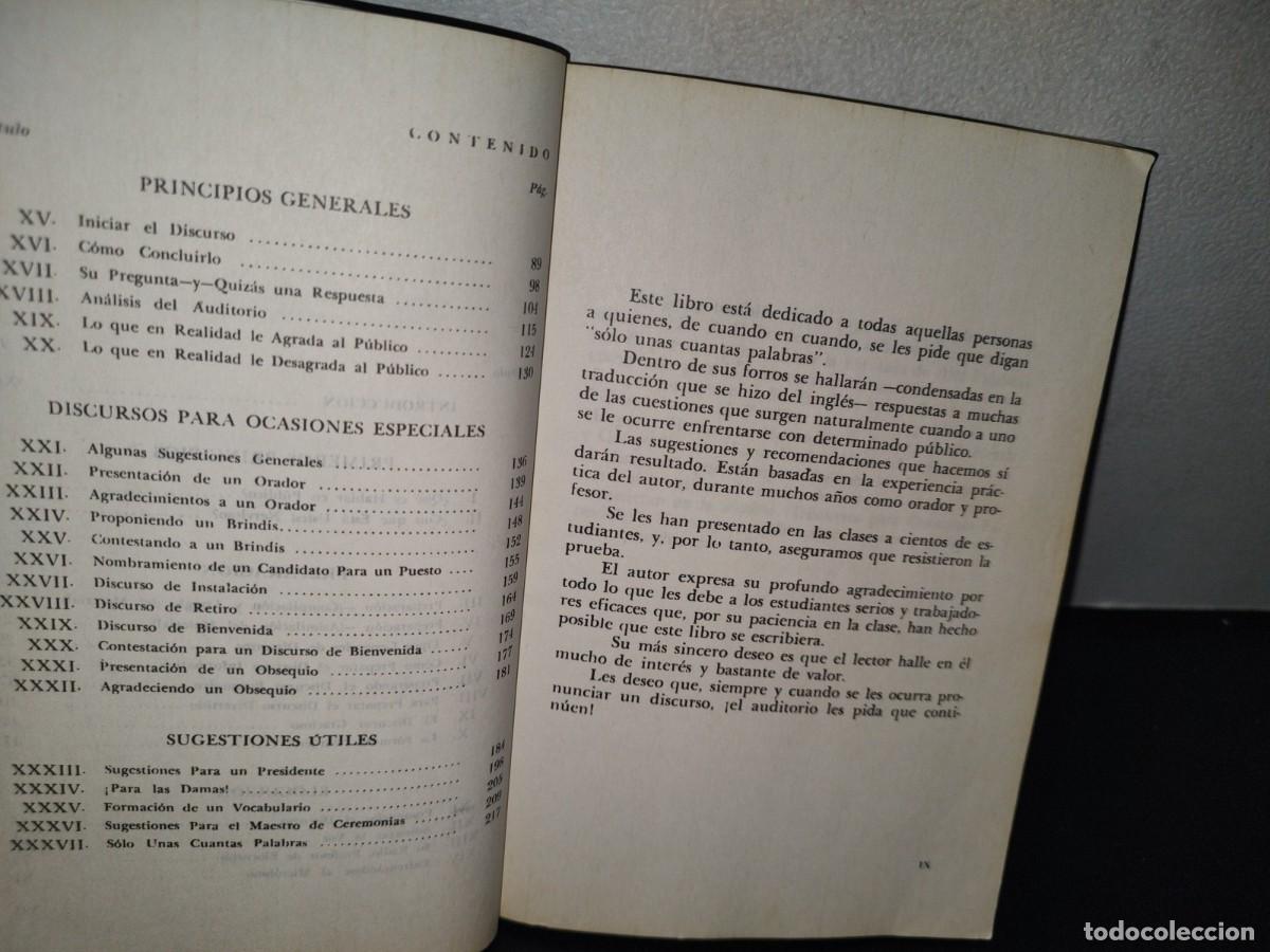 Libros de segunda mano: 70- C&Oacute;MO HABLAR EN P&Uacute;BLICO - C. W. WRIGHT - Foto 5