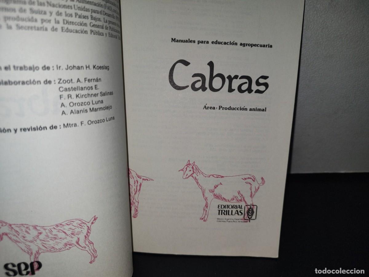 Libros de segunda mano: 70- MANUALES PARA EDUCACI&Oacute;N AGROPECUARIA. CABRAS - Foto 3